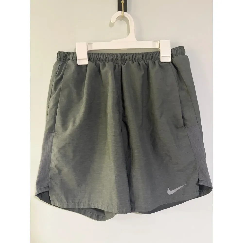 Nike Dri-FIT Gray Running Shorts Mesh Panels Women's Size S